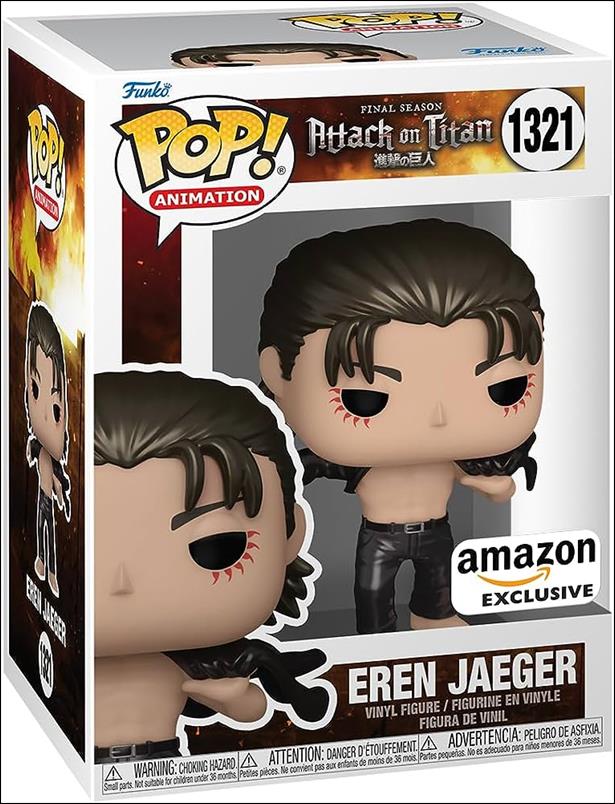 POP! Animation figure 1321 Eren Jaeger (Amazon Exclusive)