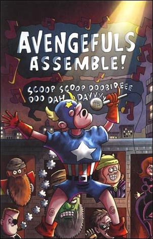 Rich Johnston's The Avengefuls issue 1-B Fred Hembeck 1:10 Cover