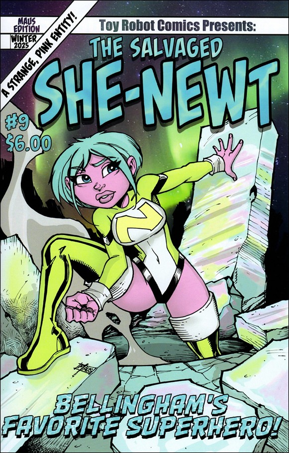 Salvaged She-Newt issue 9-B Bill Maus Cover