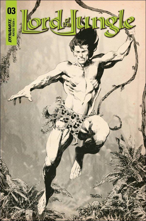 Lord of the Jungle (2022) issue 3-F Dan Panosian 1:10 B&W Cover