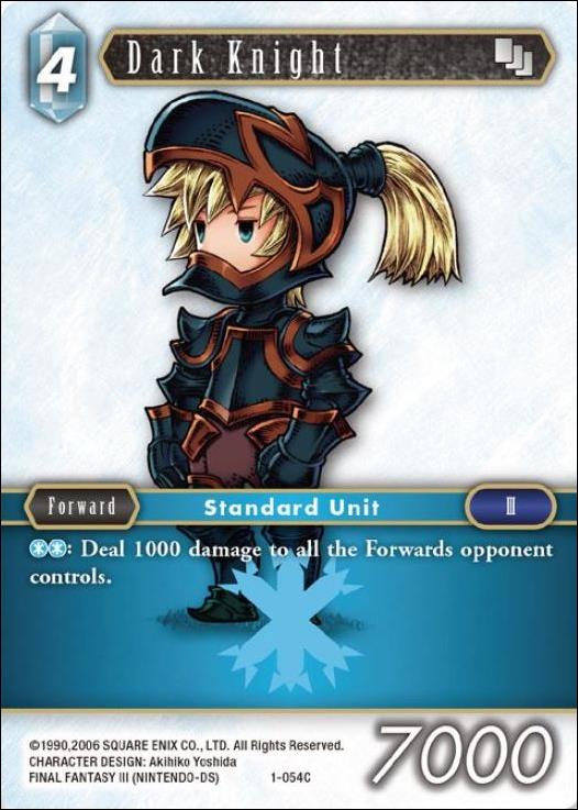 Final Fantasy Trading Card Game: Opus I (Base Set) card 054C Dark Knight