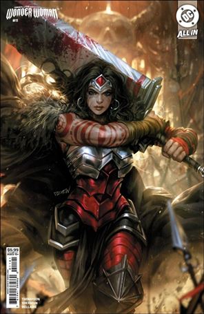 Absolute Wonder Woman issue 11-B Derrick Chew Cardstock Cover