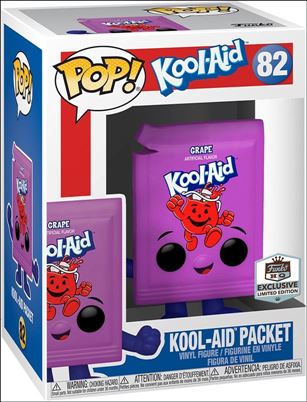 POP! Funko - Foodies figure 82-C Kool-Aid Packet (Grape) Funko HQ Exclusive