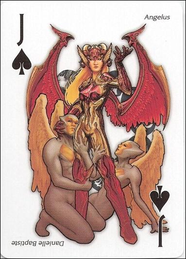 Artifacts Playing Cards (Promo) card J Spades Angelus - Danielle Baptiste