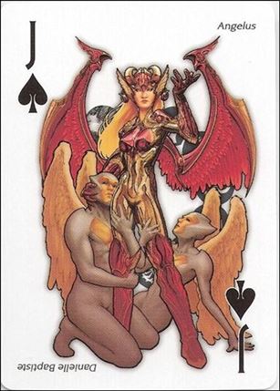 Artifacts Playing Cards (Promo) card J Spades Angelus - Danielle Baptiste