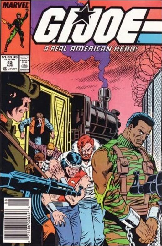 G.I. Joe: A Real American Hero issue 62-B Newsstand Cover