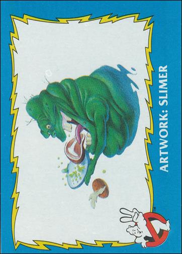 Ghostbusters II (Base Set) card 85 Artwork: Slimer