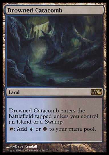 Magic the Gathering: 2010 Core Set (Base Set) card 224 Drowned Catacomb