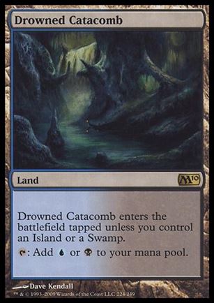 Magic the Gathering: 2010 Core Set (Base Set) card 224 Drowned Catacomb