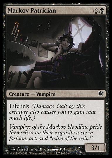 Magic the Gathering: Innistrad (Base Set) card 107 Markov Patrician