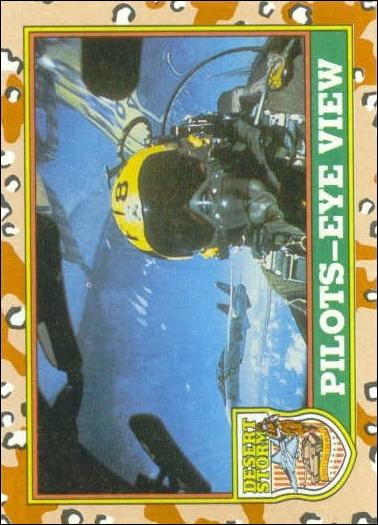 Desert Storm: Series 1 (Base Set) card 24 Pilots-Eye View