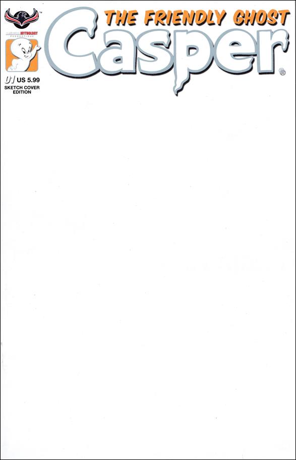 Casper The Friendly Ghost (2017) issue 1-D Blank Sketch Cover Edition