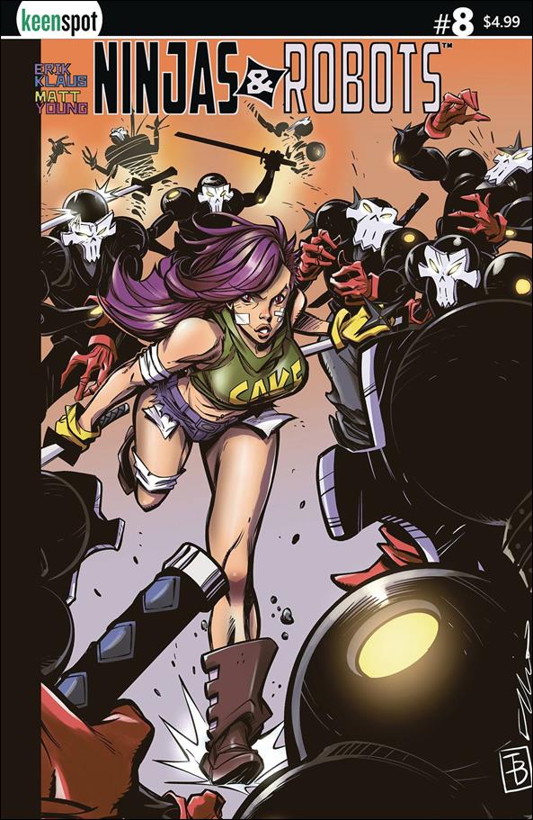Ninjas and Robots issue 8-C Elliot Fernandez Cover