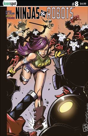 Ninjas and Robots issue 8-C Elliot Fernandez Cover