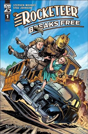 Rocketeer: Breaks Free issue 1-B Staz Johnson Cover
