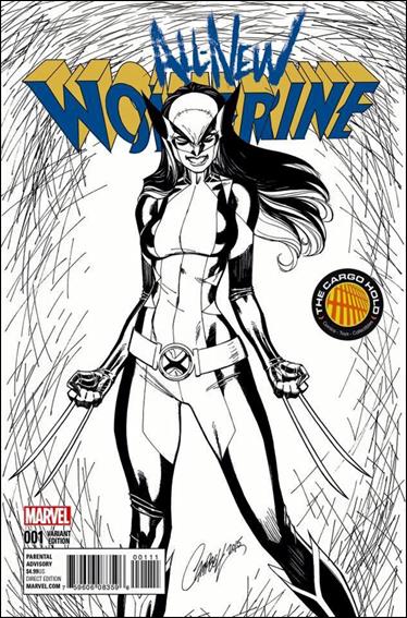 All-New Wolverine  issue 1-K J. Scott Campbell Cargo Hold Black and White Cover