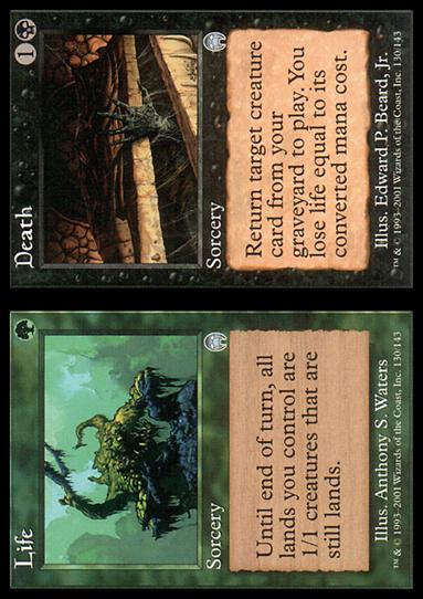 Magic the Gathering: Apocalypse (Base Set) card 130 Life / Death
