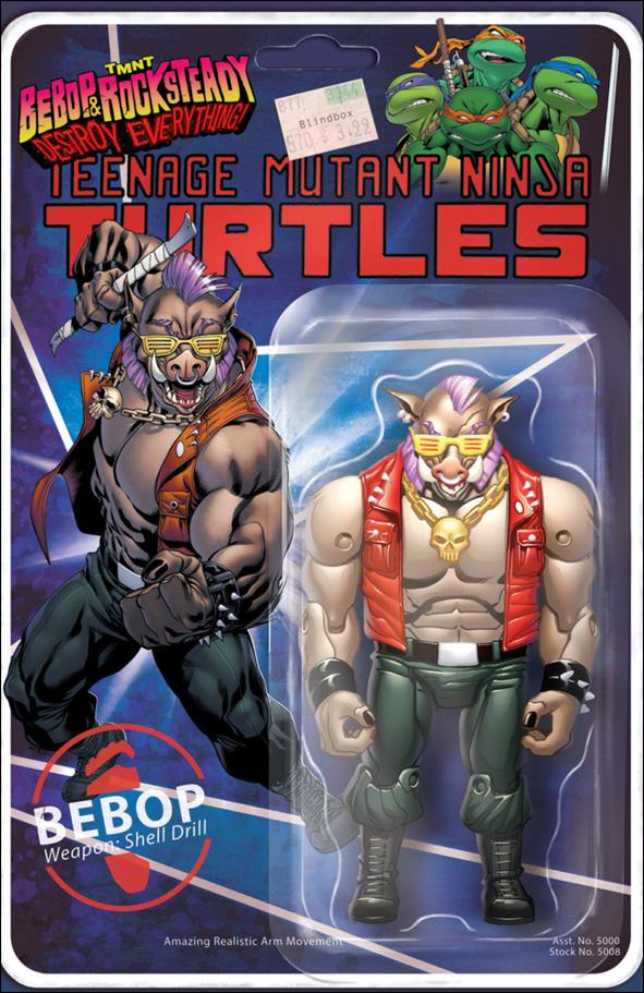 Teenage Mutant Ninja Turtles Bebop & Rocksteady Destroy Everything issue 1-E Robert Atkins Bebop Blindbox Comics Cover 1/250