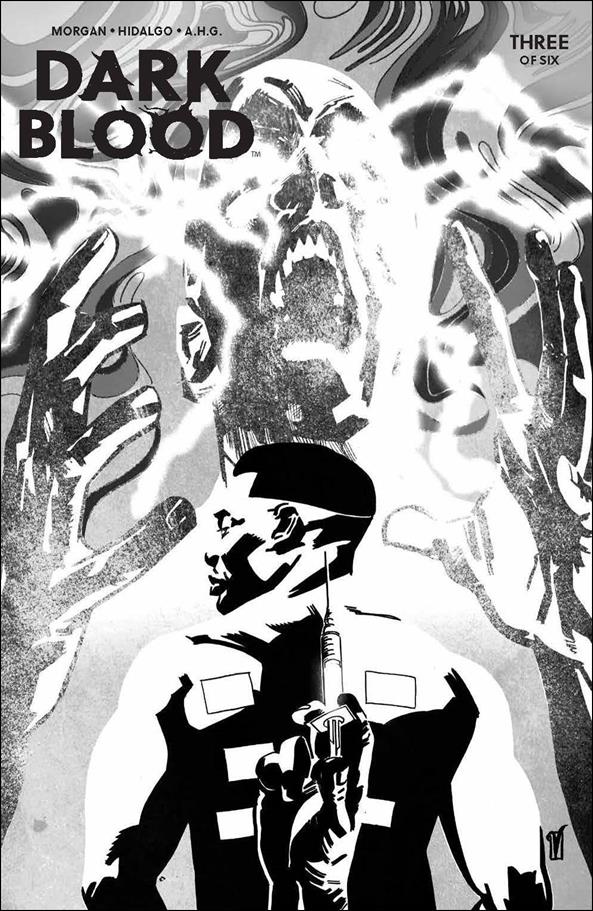 Dark Blood issue 3-C Valentine De Landro 1:10 Black & White Cover