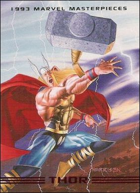 1993 Marvel Masterpieces (Base Set) card 3 Thor