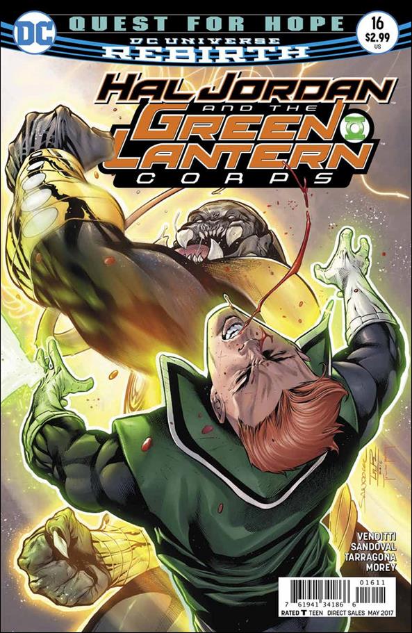 Hal Jordan and the Green Lantern Corps issue 16 Rafa Sandoval Cover