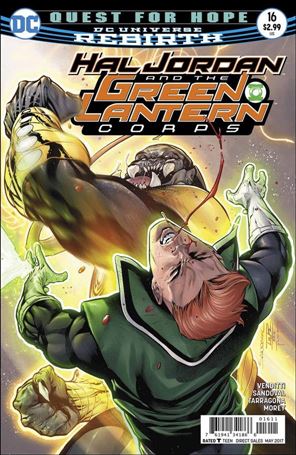 Hal Jordan and the Green Lantern Corps issue 16 Rafa Sandoval Cover