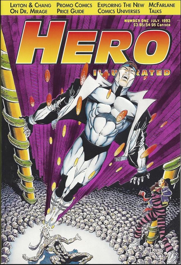 Hero Illustrated issue 1-B Unbagged Purple Hologram Cover 