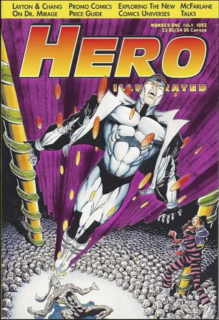 Hero Illustrated issue 1-B Unbagged Purple Hologram Cover 