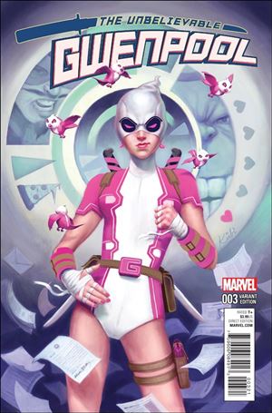Unbelievable Gwenpool issue 3-B Kirbi Fagan 1:25 Cover