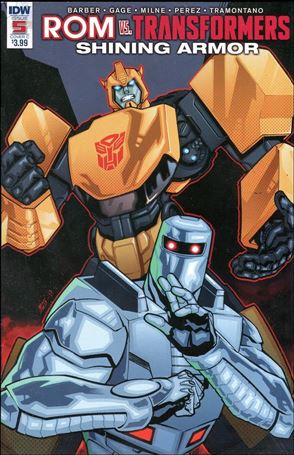 Rom Vs Transformers: Shining Armor issue 5-C David Messina Cover