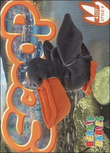 Beanie Babies Series 4 (Base Set) card 227 Scoop