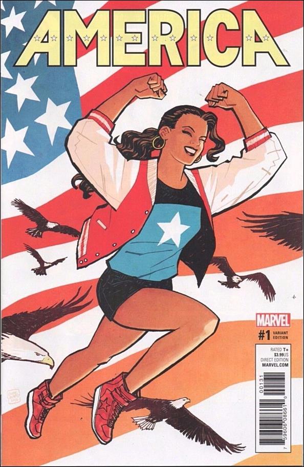 America (2017) issue 1-F Cliff Chiang 1:50 Cover