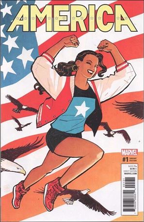 America (2017) issue 1-F Cliff Chiang 1:50 Cover