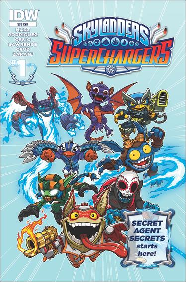 Skylanders Superchargers issue 1-B Subscription Cover