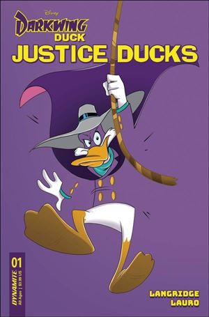 Justice Ducks issue 1-D Trish Forstner Negative Space Cover