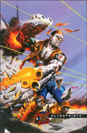 1995 Fleer Ultra X-Men (Ultraprints Subset) card 9 Random