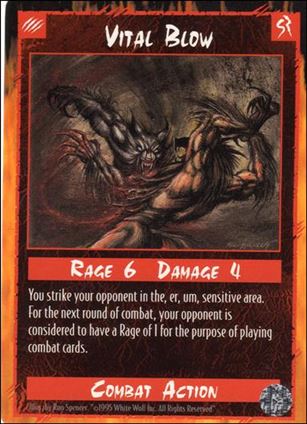 Rage Limited (Base Set) card 294 Vital Blow 