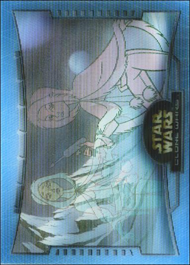 Star Wars: The Clone Wars (Battle Motion Lenticular Subset) card B9 Padme Amidala