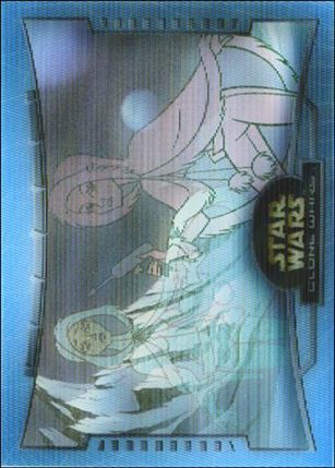 Star Wars: The Clone Wars (Battle Motion Lenticular Subset) card B9 Padme Amidala