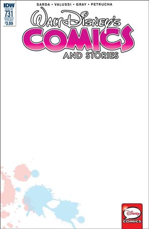 Walt Disney's Comics and Stories (2009) issue 731-C Blank/Sketch Cover