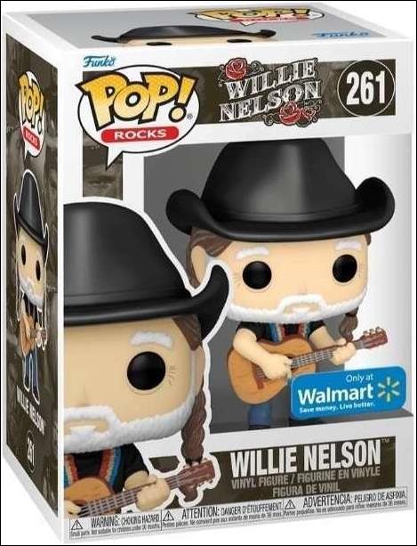 Pop! Rocks figure 261 Willie Nelson Walmart Exclusive