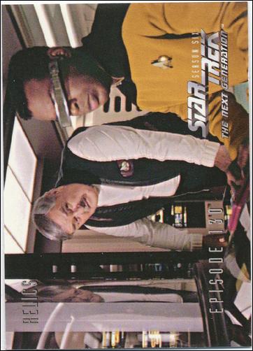 Star Trek: The Next Generation - The Episode Collection Season Six (Base Set) card 548 Relics, Episode 130B