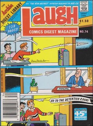 Laugh Digest Magazine issue 74-B Canadian Price Cover