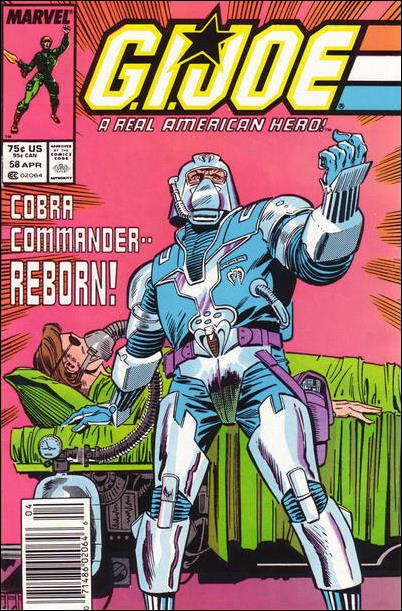 G.I. Joe: A Real American Hero issue 58-B Newsstand Cover