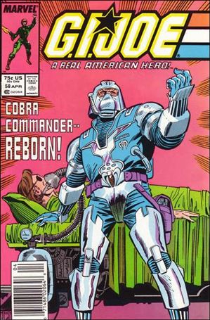 G.I. Joe: A Real American Hero issue 58-B Newsstand Cover