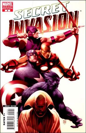 Secret Invasion (2008) issue 2-B Steve McNiven 1:25 Color Cover