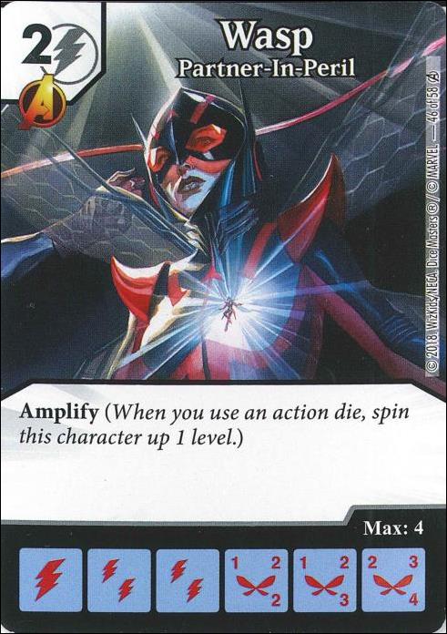 Marvel Dice Masters Avengers Infinity Campaign Box  card 46 Wasp: Partner in Peril 