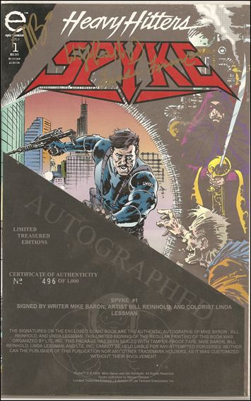 Spyke issue 1-B LTE (Signed by Baron, Reinhold & Lessma) 1/1000