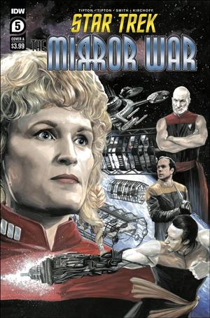 Star Trek: The Mirror War issue 5 J.K. Woodward Cover