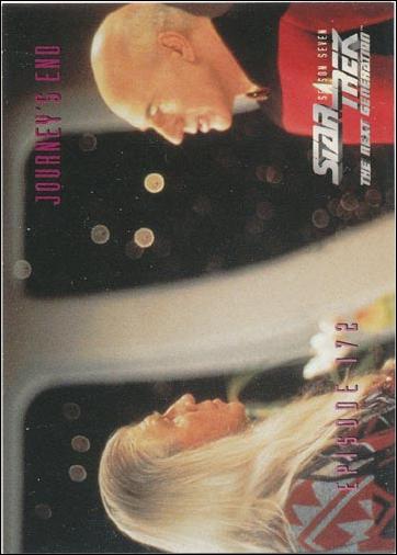 Star Trek: The Next Generation - The Episode Collection Season Seven (Base Set) card 703 Journey's End, Episode 172-A